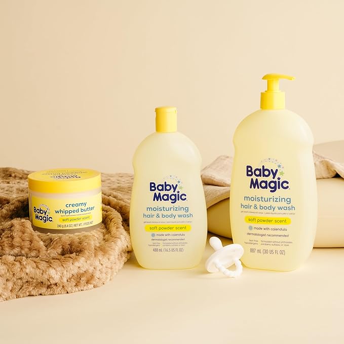 Baby Magic Moisturizing Hair & Body Wash, 16.5 Fl Oz