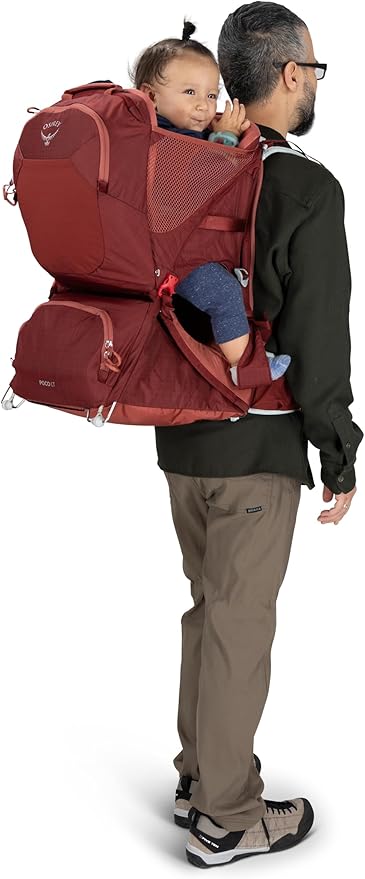 Osprey Poco LT Lightweight Child Carrier Backpack - Compact, Travel-Ready Kid Carrier with Sunshade and Adjustable Fit - Lightweight, Comfortable Hiking Carrier for Toddlers