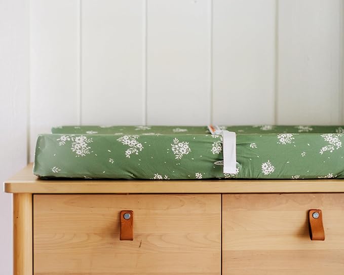 Baby Changing Pad Cover 2-Pack for Boys, Girls (Butterfly Garden) - Premium Fitted Sheets Baby Diaper Changing Table Cover - Buttery Soft Cotton Blend