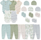 Unisex Baby Boy Girl Bodysuits Sets 20 Pack Cotton Casual New Born Clothes Comfort Infant Outfit Essentials