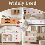 Magnetic Cabinet Locks for Baby Safety, Children Proof Cupboard Drawers Latches, Safe & Easy Install, Multi-Purpose Adhesive No Need for Screws or Tools(12 locks and 2 Keys)