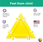 3D Building Set for Learning Math, Includes Many Online Activities,32-pc, Made in USA (Triangle/Rectangle/Square)