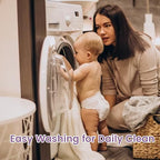 Viviland Baby Towels and Washcloths, Soft Absorbent Baby Boy Bath Towel Set, Whale Hooded Towels with 5 Infant Washcloths (6 Pieces)