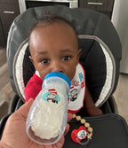 Playtex Baby Dr. Seuss Newborn Gift Set with 5 Nurser Bottles (3X 4Oz, 2X 8Oz), 2 Binky Pacifiers, 60 Drop-Ins Liners & Bib, Bottles for Newborn and Breastfeeding Babies, Feeding Essentials