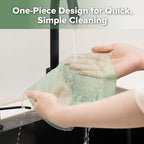 haakaa Lightweight Silicone Pocket Bib – Ultra-Light & Foldable Travel Silicone Baby Bibs with Deep Food Catcher Pocket, Adjustable Waterproof Design, Baby Feeding Essentials