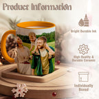 Custom Photo & Text Mug Add Personalized Text, Upload Your Image Personalized 11.5oz Mug Choose From Various Designs The Suitable Gift for Parents (C04 SIX PHPTO)
