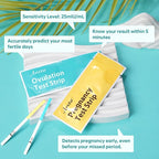 Areta Ovulation & Pregnancy Test Strips: 20 Ovulation Strips & 10 Pregnancy Tests Combo Kit | Accurate at-Home Fertility Tracker