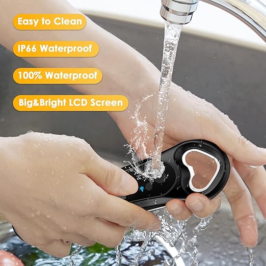 Meat Thermometer Digital Instant Read, with Bottle Opener, for Grill and Cooking, Backlight & Calibration Food Thermometer, Kitchen Gadgets for BBQ, Turkey, Candy, Liquids