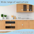 6 Pack Magnetic Cabinet Locks Baby Safety Child Proofing Invisible Locks No Drill Easy Installation for Cabinets Drawers Doors