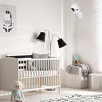 Adjustable Baby Monitor Mount for HelloBaby HB65/HB40/HB6550/HB66/HB6339/HB6550 Pro, ANMEATE SM935E, Universal Baby Monitor Wall Mount with Perfect View and Easy to Install