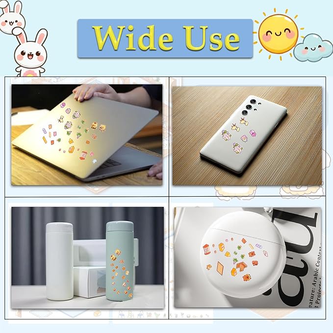 DIY 3D Sticker Scene 4 Sets of Scene Stickers Make Your Own Mini Shop Sticker Cute Miniature Cartoon Therapy Stickers for Kids Adult