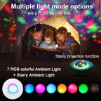 FamiSym White Noise Machine for Kids, Sound Machine Baby with 7 Starry Ambient Night Light, 28 Soothing Sounds Sleep Noise Machine Maker Ideal Gifts for Kids Adults Bedside Travel Nursery