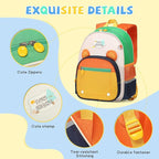 SUN EIGHT Toddler Backpack for Kids Backpacks Preschool Kindergarten Child Bookbag Travel Cute Daycare Backpack (Tiger)