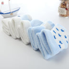 Newborn Baby Boy Girl Caps Mittens Socks Set Cotton Baby Essentials Accessories (Hats+Gloves+Socks)