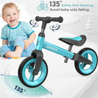 Toddler Balance Bike Toys for 1 to 4 Year Old Girls Boys Adjustable Seat and Handlebar No-Pedal Training Bike Best Gifts for Kids