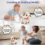 HOLA Baby Toys 6-12 Months Musical Dancing Puppy Tummy Time Toy, Toddler Learning Toys for 1 Year Old Girl Boy, 1st Birthday Gift for Boys & Girls Christmas Stocking Stuffers