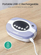 GROWNSY Electric Nose Suction for Baby, Hospital-Grade Nasal Aspirator with Night Light,Soothing Lullabies, Baby Nose Sucker with 9 Adjustable Suction Levels, Purple