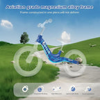 14" Kids Balance Bike for 3,4,5,6 Year Old Boys and Girls, Air Tires with Magnesium Alloy Frame, Lightweight No Pedal Toddler Training Bicycle