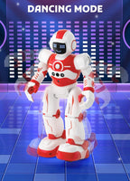 Robot Toys for Kids,Programmable Remote Control Smart Walking Dancing Robot Toy with Gesture & Sensing for Age 4 5 6 7 8 9 10 Year Old Boys for Birthday Present,Red
