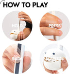 Otamatone Japanese Electronic Musical Instrument Portable Music Synthesizer from Japan by Maywa Denki Studio Award Winning, Educational Fun Gift for Children, Teens & Adults - White