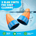 Voice Changer Toy for Kids 5-7: Animal Sounds Horn 30 Fun Sound Effects & Lights Voice Changer Device Kids Hunting Toys Nature Exploration Outdoor Toys for Boys Girls Ages 3-8 Olds, Orange