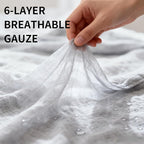 Organic Muslin Hooded Baby Bath Towels - 2 Pack 100% Organic Cotton Towel for Babies, Infants, Toddlers - 32x32Inch - Highly Absorbent and Newborn Essential(Grey Green)