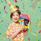 ZMLM Scratch Art Crafts Girls Gifts, 60 Rainbow Scratch Paper Art Gifts for 3 4 5 6 7 8 9 10 Years Old Girls and Boys Kids, Arts and Crafts for Kids 4-6 Birthday Toys and Games Activities Gift (Pink)