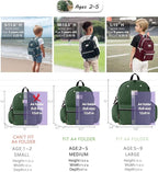 Toddler Backpack for Boys 2-5: Preschool Kindergarten Backpack - 13" Daycare Backpack Fit A4 Folder