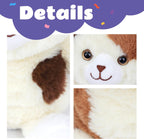 Cuteoy Talking Cat Repeat What You Say Musical Stuffed Animal Shaking Singing Plush Toy Electric Interactive Animated Kitten Plushies Gifts for Kids Girls Boys