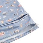 ALVABABY 2pcs Cloth Diaper Wet Dry Bags Waterproof Reusable with Two Zippered Pockets Travel Beach Pool Daycare Soiled Baby Items Yoga Gym Bag for Swimsuits or Wet Clothes LZD2122