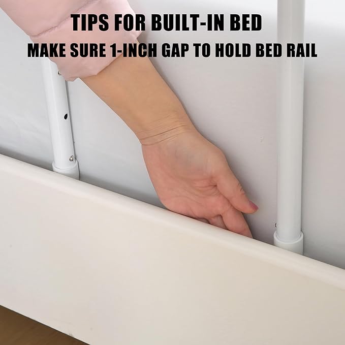 Bed Guard Rail for Toddlers, 78.7inch Foam Padded Toddler Bed Rails, Side Rails for Queen King Twin Full Size Bed, Bedrail for Toddler Safety