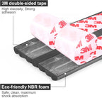 Baby Proofing Edge Corner Protector, 16.4 ft Edge Guards Padding with 3M Adhesive, Extra-Wide Soft NBR Rubber Foam Padding, Furniture,Sharp Edge Safety Corner Edge Bumper Guard-Black