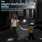 Zooawa Toddler Leash 2Pack, Toddler Kids Harness Anti Lost Wrist Link with Magnetic Lock, Reflective Safety Walking Harness Wristband Leashes for 2,3,4 Years Old Boys Girls, Blue+Gray