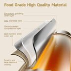 Snow Bear Portable Bottle Warmer for Travel, Fast Heating in 2.5 Mins for Breast Milk, 10200mAh Battery with LED Display, 17oz Large Capacity, Baby Bottle Warmer with Precise Temperature Control