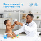 Medical Grade FSA-HSA Eligible Heavy Duty Touchless Infrared Forehead Thermometer, for Adults & Baby Digital Thermometer Gun, 1s Instant Results