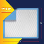 100 Pack Disposable Baby Changing Pads 17 X 13 Inches, Super Absorbent Incontinence Underpads, Waterproof Potty Training, Diaper Liners