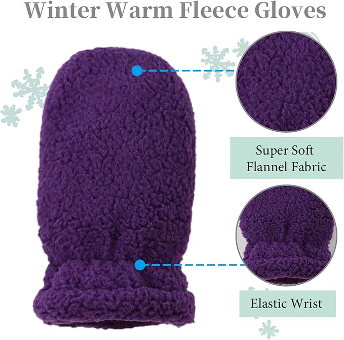 Zsedrut Baby Boys Winter Glove Warm Toddler Infant Girls Mittens Fleece Lined Gloves 1-7 Years