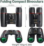30X60 Small Binoculars for Adults Folding Bird Watching - Aurosports Mini Compact Binocular for Kids High Power Easy Focus Binoculars for Travel Hunting