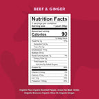 Serenity Kids 6+ Month Organic Beef & Veggie Baby Food Pouches - Grass-Fed Beef with Organic Pea, Bell Pepper & Broccoli - BPA-Free Baby Puree Pouch - 3.5 Oz, 12 Pack