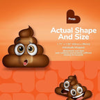 BioSwiss Bandages, Poop Shaped Self Adhesive Bandage, Latex Free Sterile Wound Care, Fun First Aid Kit Supplies for Kids, 50 Count