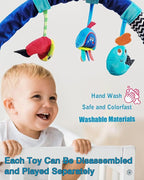 Pau1Hami1ton Baby Stroller Arch Toys, Car Seat Toys,Baby Gifts.S-19(Cloud)