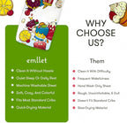 100% Cotton Fitted Crib Sheet, Sweet Treats Dessert Theme, Soft Baby Nursery Bedding for Standard Crib Mattress 52 x 28 in