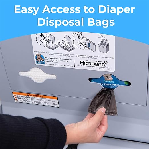 Koala Kare The Diaper Pouch™ - Diaper Disposal Sacks for Koala Baby Changing Stations, 175 Sacks per Cartridge, Model KB160-X6 (6 Pack of Cartridges)