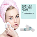 HIPHOP PANDA Baby Washcloths, Rayon Made from Bamboo - 2 Layer Ultra Soft Absorbent Newborn Bath Face Towel - Reusable Baby Wipes for Delicate Skin - White, 30 Pack