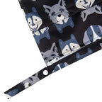 ALVABABY 2pcs Cloth Diaper Wet Dry Bags Waterproof Reusable with Two Zippered Pockets Travel Beach Pool Daycare Soiled Baby Items Yoga Gym Bag for Swimsuits or Wet Clothes L93107