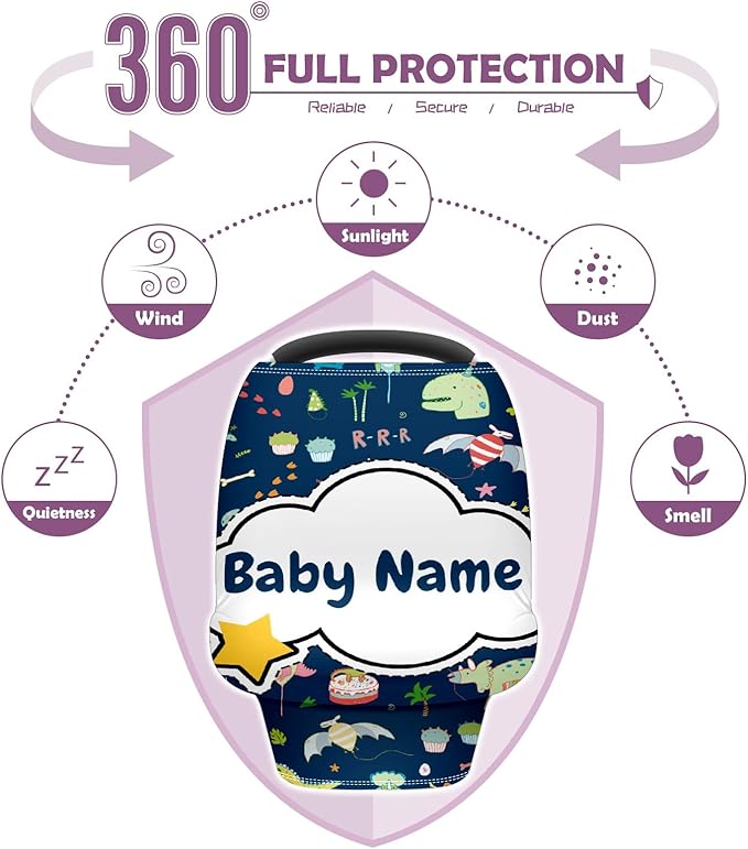 Baby Car Seat Stroller Cover Nursing Cover New Mom Breastfeeding Scarf Soft Stretchy Infant Carrier Cover Car Canopy Coverage