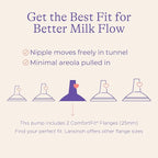 Lansinoh Signature Pro Double Electric Breast Pump, Portable with LCD Display, 3 Power Options, Includes 25mm Flanges, 2 Baby Bottles with 1 Slow Flow Bottle Nipple, and Carry Bag