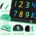 Hockvill LCD Writing Tablet for Kids, Toys for Girls Boys Drawing Pad for 3 4 5 6 7 Year Old Kid, Toddler Doodle Board Christmas Birthday for Children (16 INCH, Green)