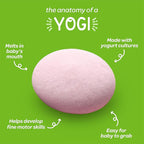 Happy Baby Organics Yogis Freeze-Dried Yogurt & Fruit Snack, Strawberry, 1 Ounce (Pack of 8) packaging may vary