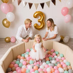 GOGOSO Balls for Ball Pit - Plastic Ball for Toddlers 1-3, Baby Kids Ball Pool Decoration 50 100 200 300 500 1000 (6 Colors, 1000 Balls)